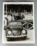 WWII Nazi German leader Adolf Hitler Press Photo at Volkswagen Factory Cornerstone Laying Ceremony
