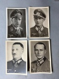 WWII Nazi German Hoffmann Real Photo Postcards RPPC of Knight's Cross Recipients