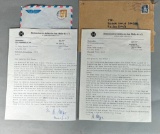 WWII Nazi German Knight's Cross Recipient Walter Harzer Signed Letters - Joachim Peiper Death