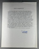 WWII Nazi German Erich Kempa Autographed Letter - Adolf Hitler's Chauffeur