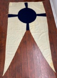 WWII Japanese Navy Navigation Control Commander Pennant - Flag