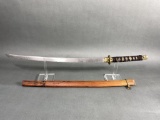 Japanese Samurai Sword wakizashi in Shirasaya w/Handle