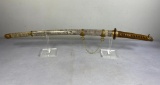 Fine WWII Era Naval Japanese Samurai Sword Wakizashi Signed Excellent fittings