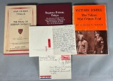 WWII 1946 Japanese War Crimes Trial American Red Cross Note and Three War Crimes Trial Books