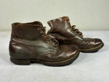 WWII U.S. Early War Identified Cap-Toed Service Shoes