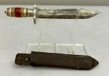 WWII U.S. Theater Made Fighting Knife Bowie Style Blade