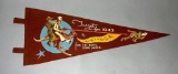 WWII 1943 U.S - Australian Anti - Japanese Felt Pennant