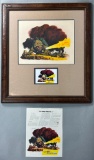 WWII c1943 - Fred Ludekens Painting - U.S. Marine with Flamethrower - Art Used in Nash Kelvinator Ad