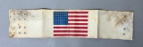 WWII U.S. Army Paratrooper 3rd Pattern Invasion Flag Armband - Brassard