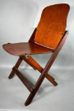 WWII US Army Wooden Folding Chair