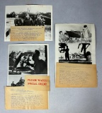 WWII British Press Photograph Lot German Luftwaffe Planes & Personnel & British POW 1939 - 1940