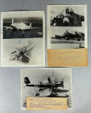 WWII British Press Photograph Lot German Luftwaffe Planes Inc. Anti Submarine Plane