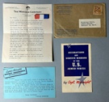 WWII US Homefront Ovaltine Captain Midnight Premium for War Stamp Purchases, Metal - Paper Salvage