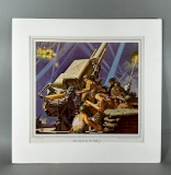 WWII U.S. GM Fisher Body Division Patriotic Print 