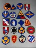WWII U.S. Army Cut Edge Patch Lot