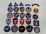 WWII U.S. Airborne and AAF Army Air Force Patch lot