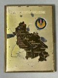 Post WWII Identified 1949 U.S. Occupation Zone USAAF in Europe Cigarette Case