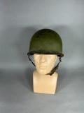 Korean War - Early Vietnam War U.S. M1 Helmet with 1951 Capac liner