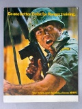 Vietnam War 1970 Army Ranger Training Recruiting Office Counter Standee - Placard