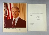 President Jimmy Carter Autographed Photograph
