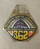 Vietnam War Theater made 362nd Signal Company Pocket Patch