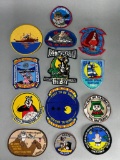 U.S. Military Lot of Patches Featuring Cartoon Characters