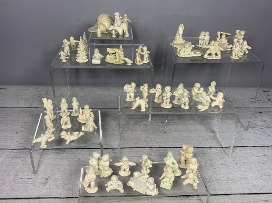 Group of Vintage Department 56 Collectible Snowbabies