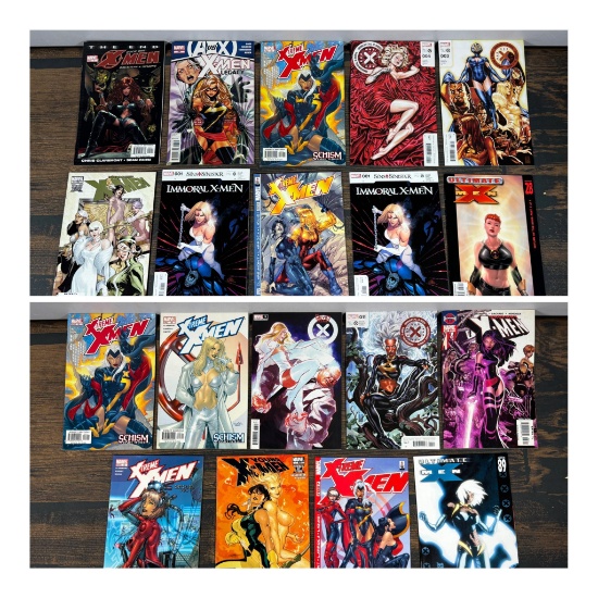 Group of Nineteen Various X-Men Comic Books