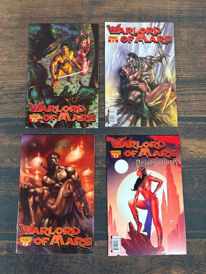 Group of Four Warlords of War Comic Books