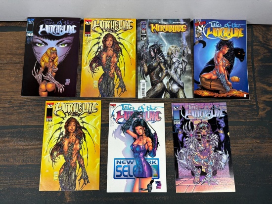 Group of Seven Witchblade Comic Books