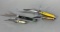 Group Lot Small Stiletto Style Knives Snappy Colonial, Shur Snap