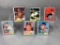 1961 Topps baseball cards: Maris, Mathews, Spahn, McCovey, Gibson, Hodges
