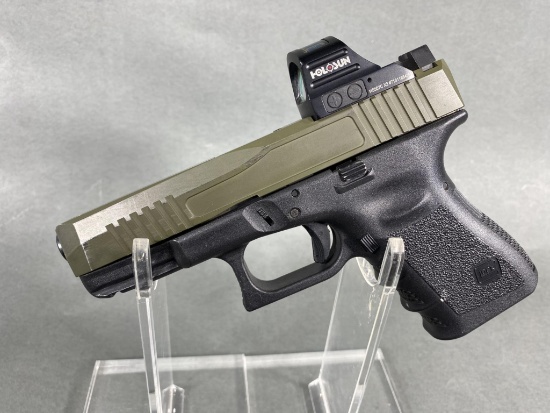 # Glock Pistol Custom Slide 9x19 mm Nice