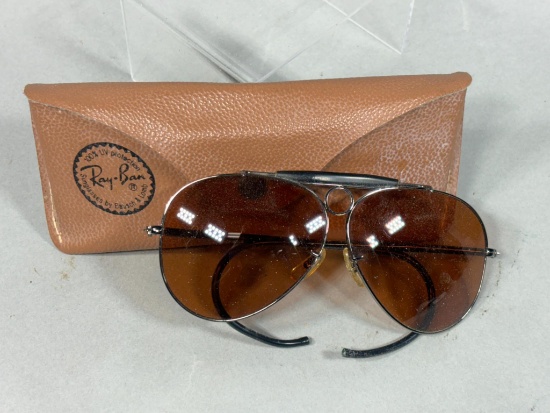 Vintage Ray Ban Shooting Sportsman's Sunglasses in Case Aviator