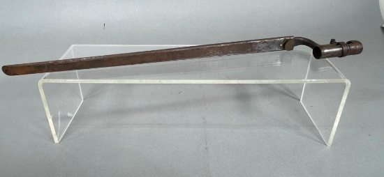 Indian Wars U.S. Model 1873 Springfield Trapdoor Rifle Bayonet with Scabbard