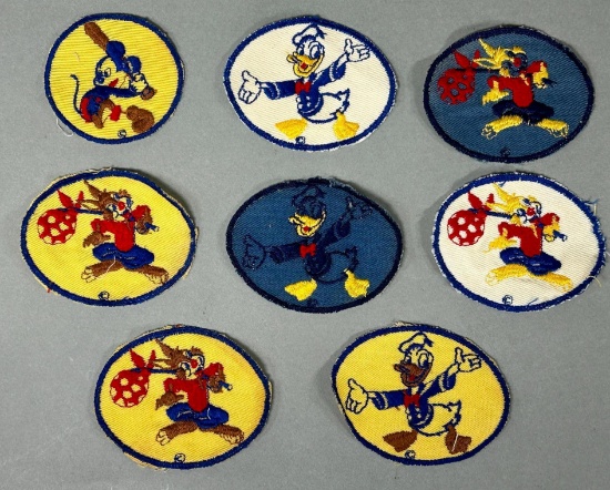 WWII Homefront Disney Character Patch Lot - Scrap Drive Prizes for Children