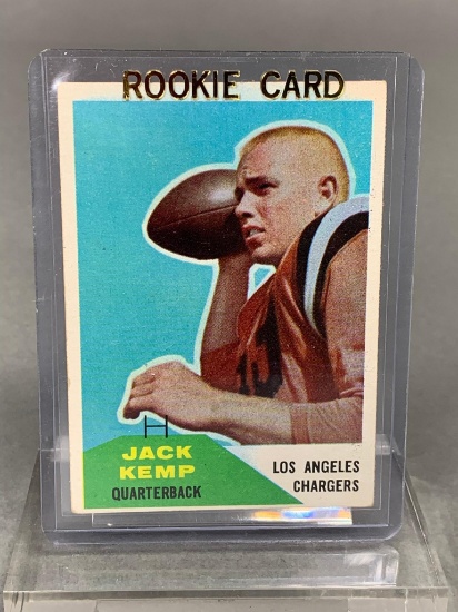 Jack Kemp 1960 Fleer Rookie card, VG+-EX