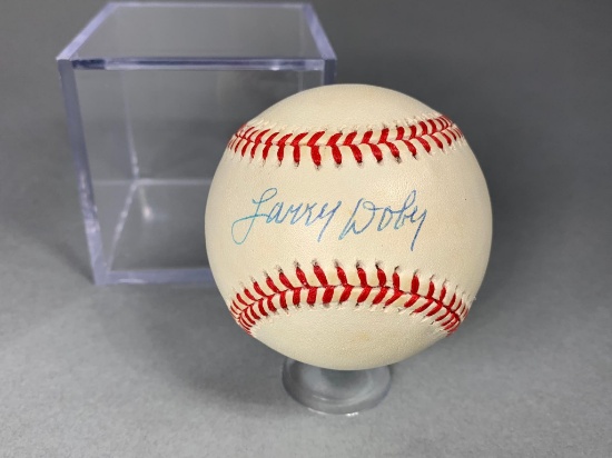 Larry Doby signed MLB baseball Tri-Star