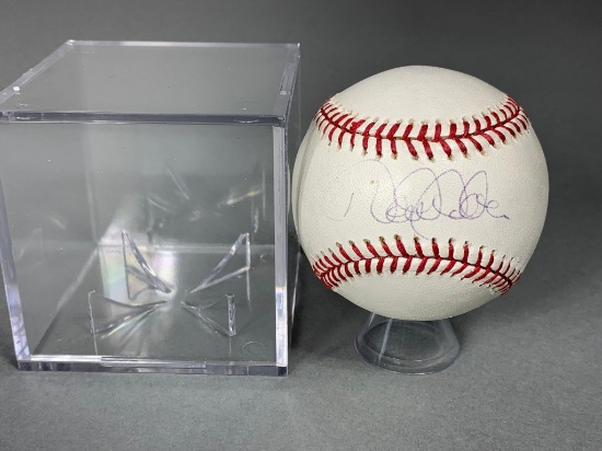 Derek Jeter single signed MLB baseball, full letter JSA