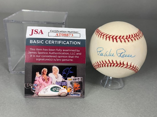 Pee Wee Reese single signed MLB baseball, JSA