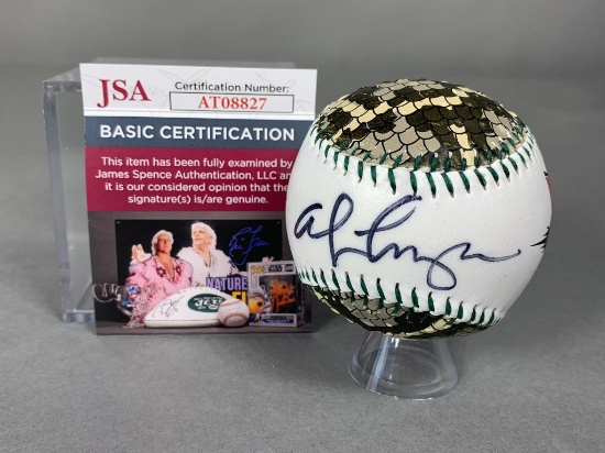 Alice Cooper signed Cooperstown, Cleveland Rock-n-Roll baseball, JSA