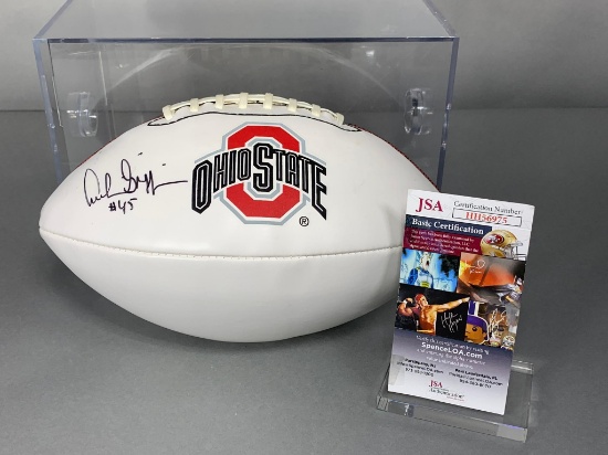 Archie Griffin signed full-sized white Ohio State football, JSA