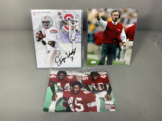 Ohio State signed 8x10s: Archie plus his Brothers & Jim Tressel & Dwayne Haskins, all JSA