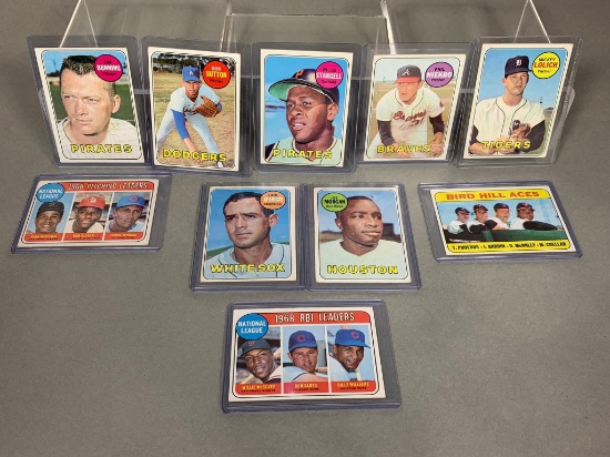 1969 Topps baseball cards: Stargill, Morgan Niekro plus 7 other stars