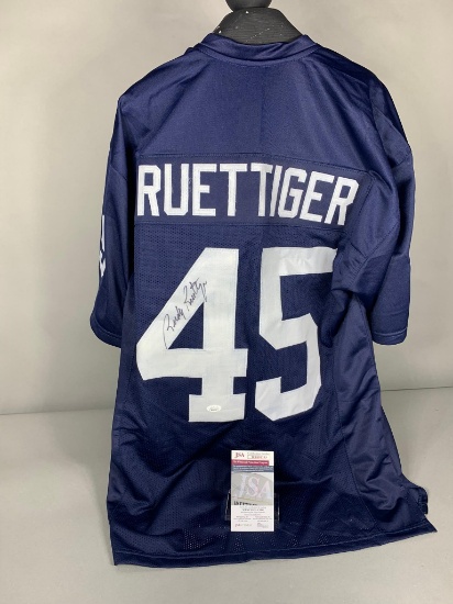 Rudy Ruettiger Notre Dame University. signed jersey, JSA