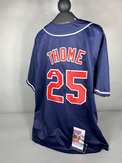 Jim Thome signed Cleveland Indians jersey, JSA