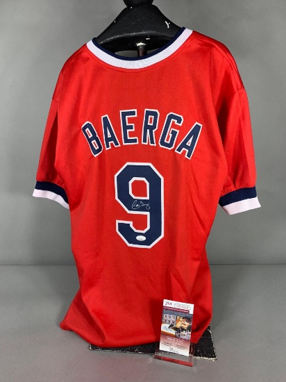 Carlos Baerga signed Cleveland Indians jersey, JSA
