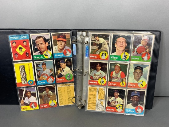 1963 Topps Starter set: 244 cards, no duplicates, in a binder, in order