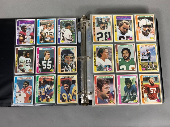 1978 Topps football set: Dean, Dorsett, Stallworth, other Rookies plus Staubach card
