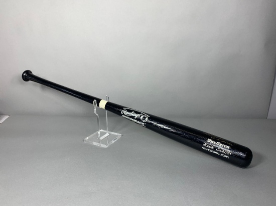 Reggie Jackson signed Rawlings bat, UDA cert, numbered & inscription